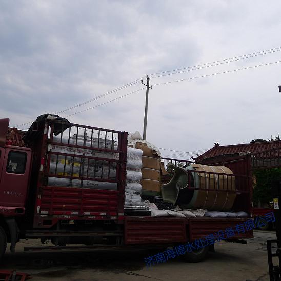 十吨单级反渗透净水设备发往山东济宁"